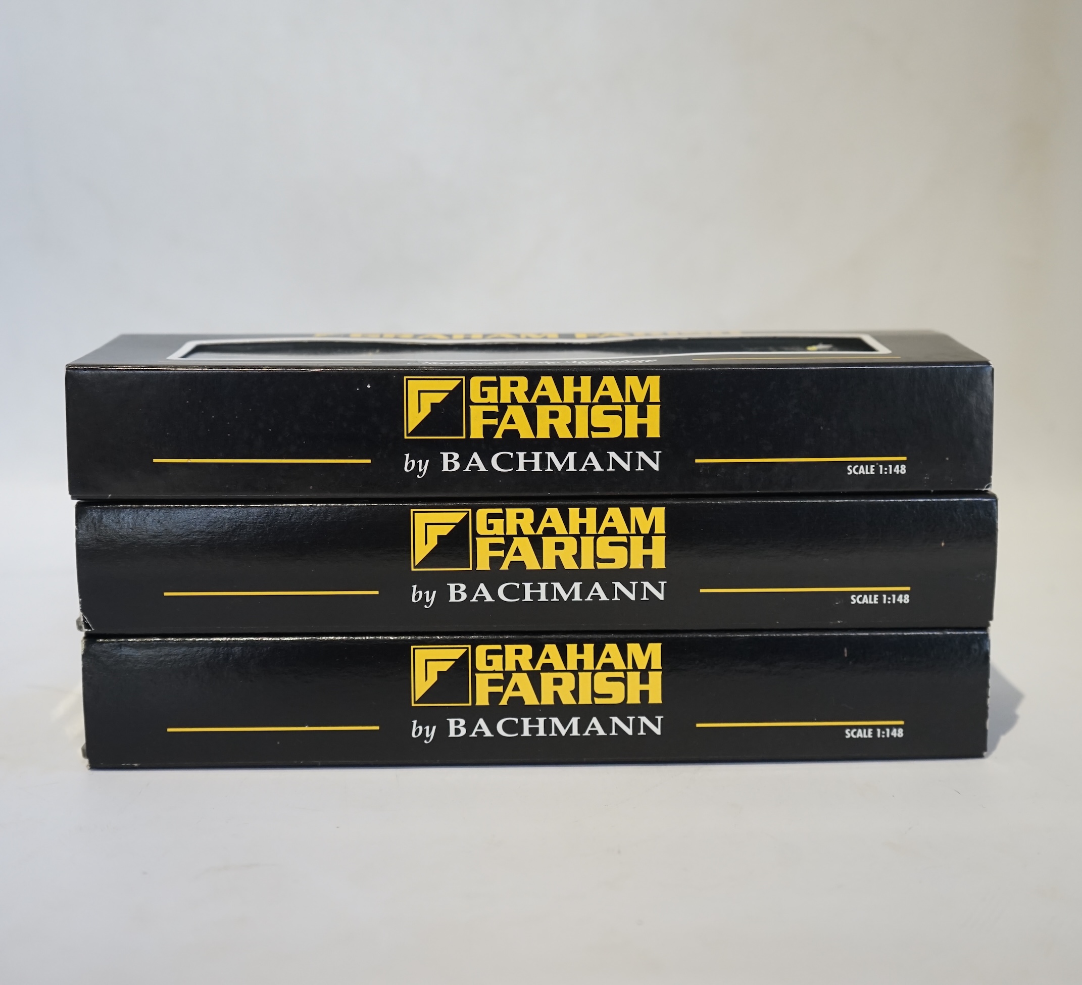 Three boxed Graham Farish N gauge railway LMS tender locomotives; a Midland Crab, 13098 (372-226), a Black Five, 5305 (372-125), and a Coronation Class, Duchess of Sutherland (372-180). Condition - good.
